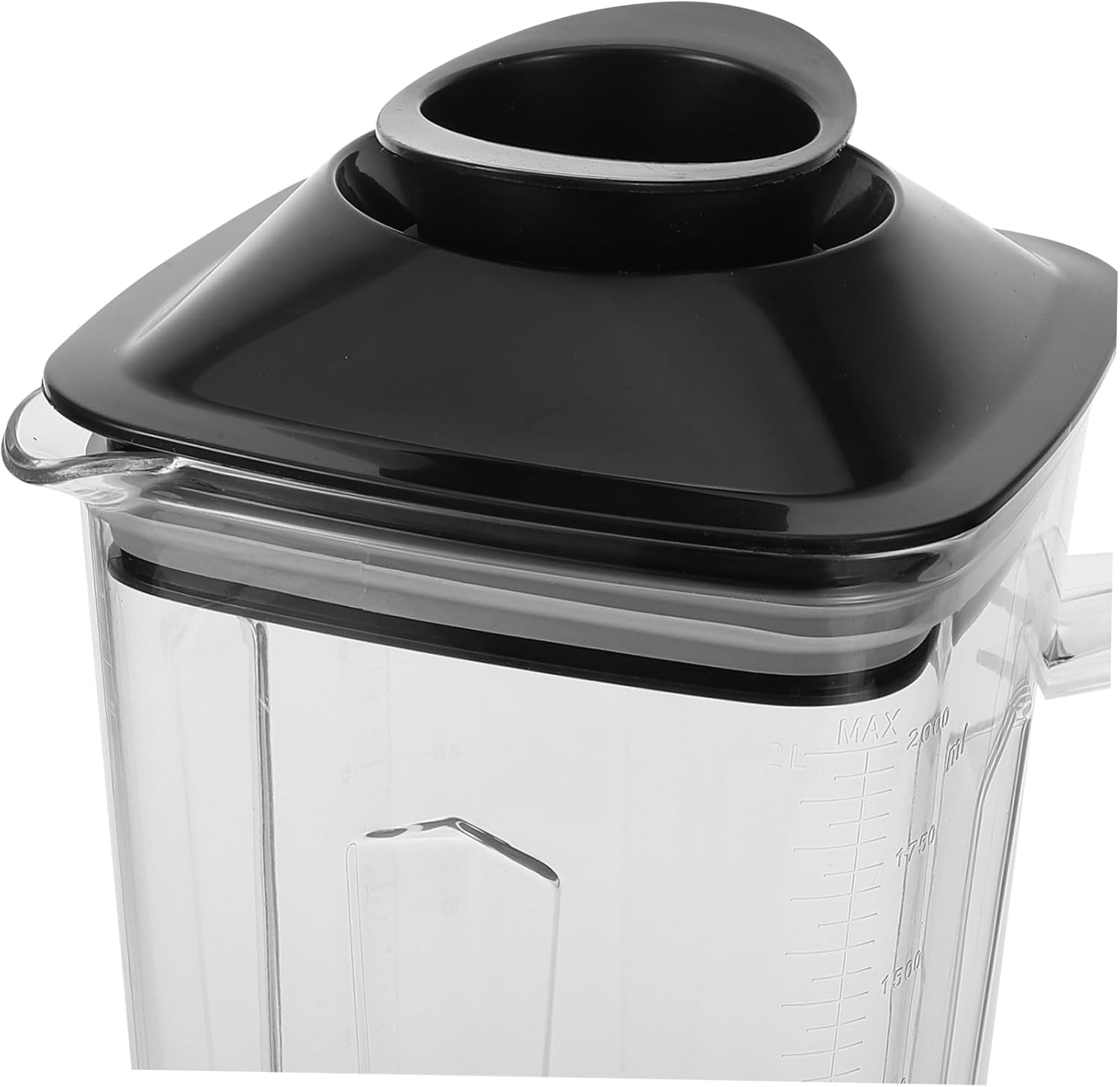 2L Blender Cup Replacement Parts for Smoothie Maker Juicer and Commercial Use Sturdy Plastic with Lid Multi-Use for Smoothies and Protein Shakes