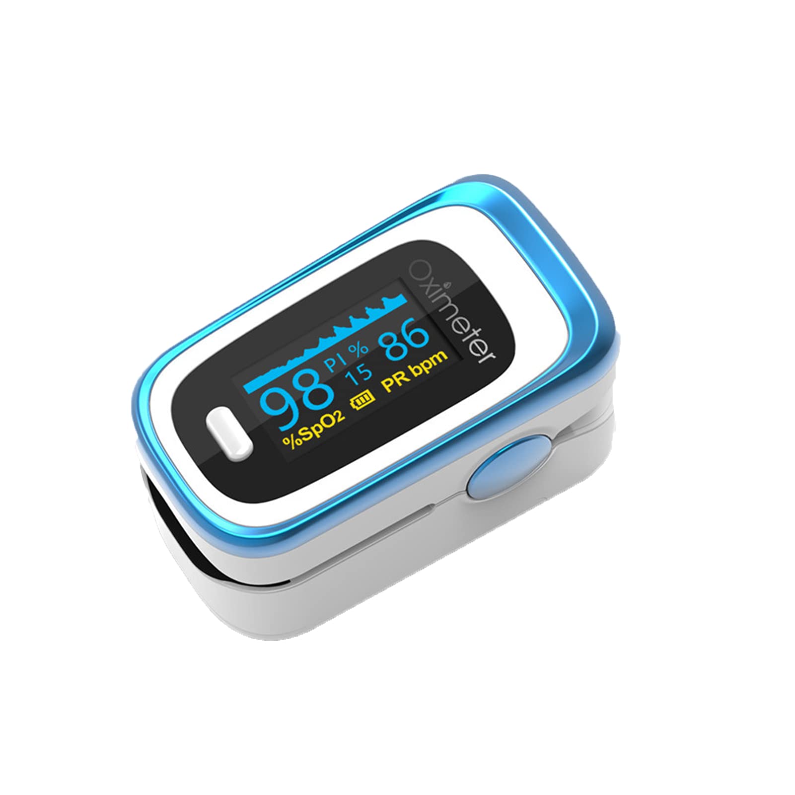 Pulsossimetro Da Dito, Monitor Della Saturazione Di Ossigeno Per Adulti E Bambini, Ossimetro Da Dito Con Monitor Di Ossigeno Nel Sangue Per Frequenza Cardiaca E Livello Di SpO2 Con Display OLED