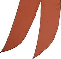 Vista 15 de Allegra K Bufandas flacas puras de color sólido liso para mujer, banda larga para el pelo Albaricoque