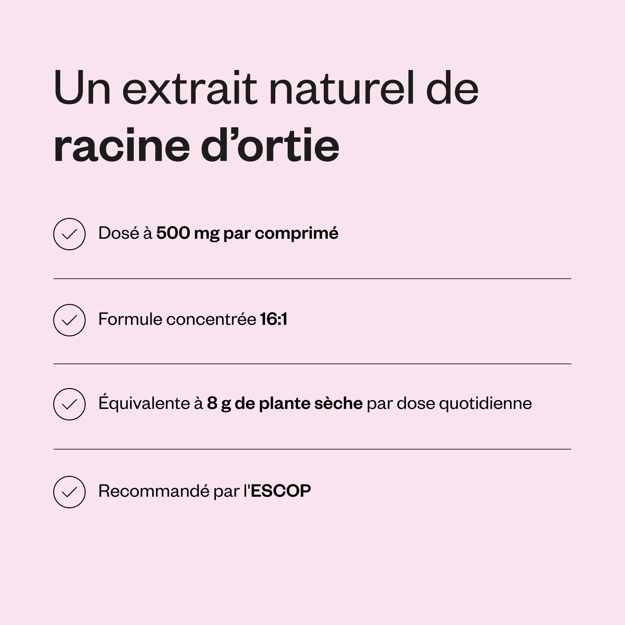 Nettle Root Extract - Extrait Naturel de Racine d’Ortie - Contribue à Soulager les Symptômes de l’Hypertrophie Bénigne de la Prostate (Réveils Nocturnes, Besoins Urgent d’Uriner…) - Supersmart