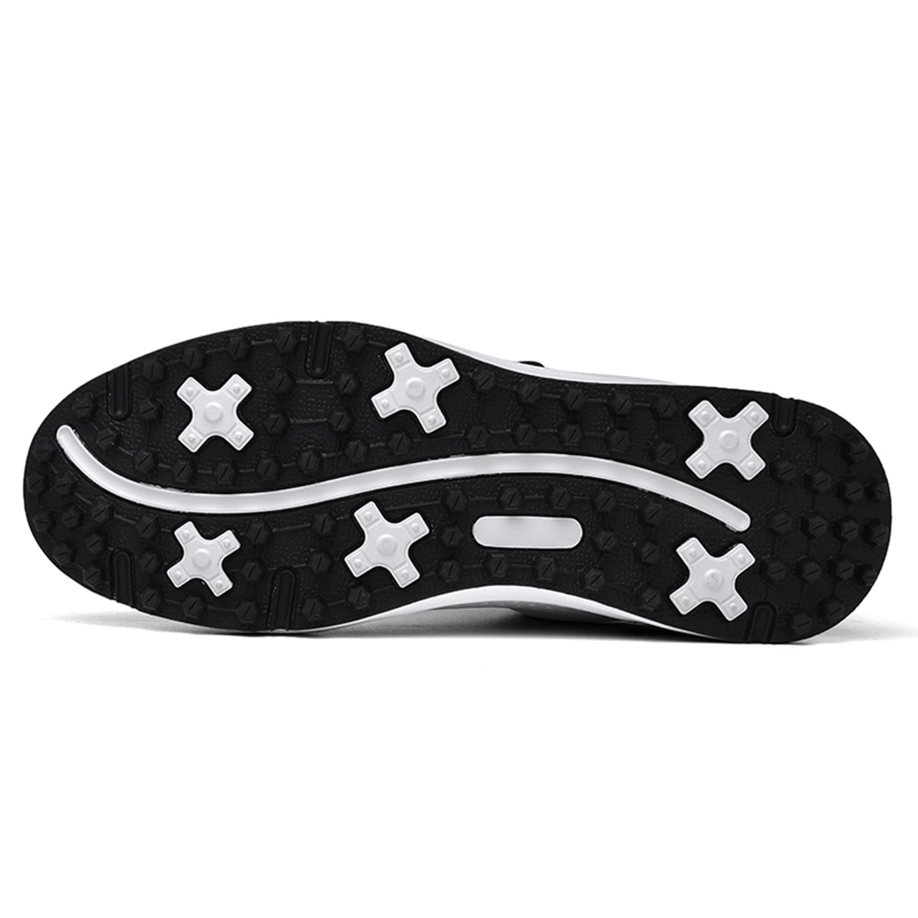 SDEQA wasserdichte Golfschuhe Für Männer Mit Drehbarer Schnalle Spikless Golf Sport Turnschuhe Große Größe Outdoor Casual