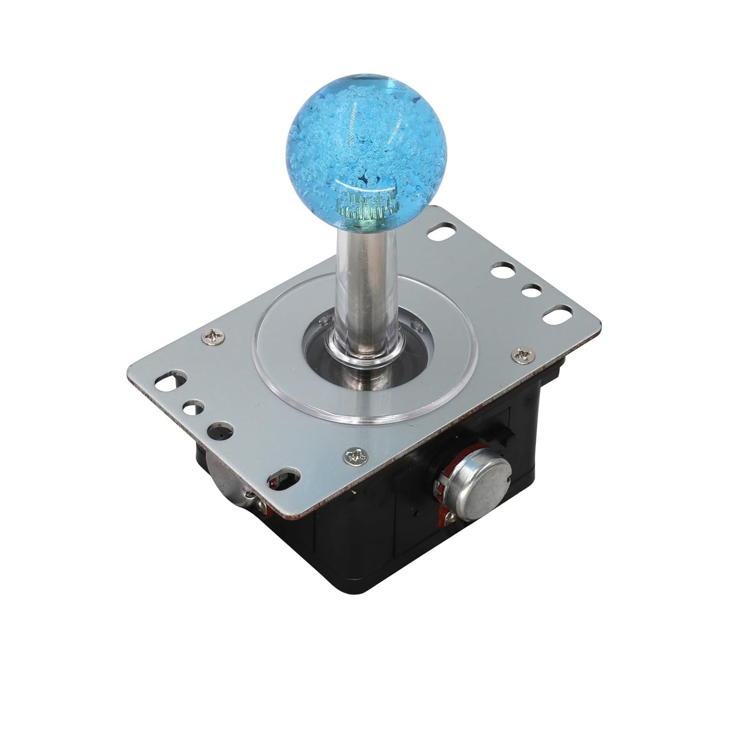 Yingluno Bat Top Joystick 4pcs Arcade Controller 3D Analog Joystick Sensor Module Potentiometer Thumb Stick(Yellow)