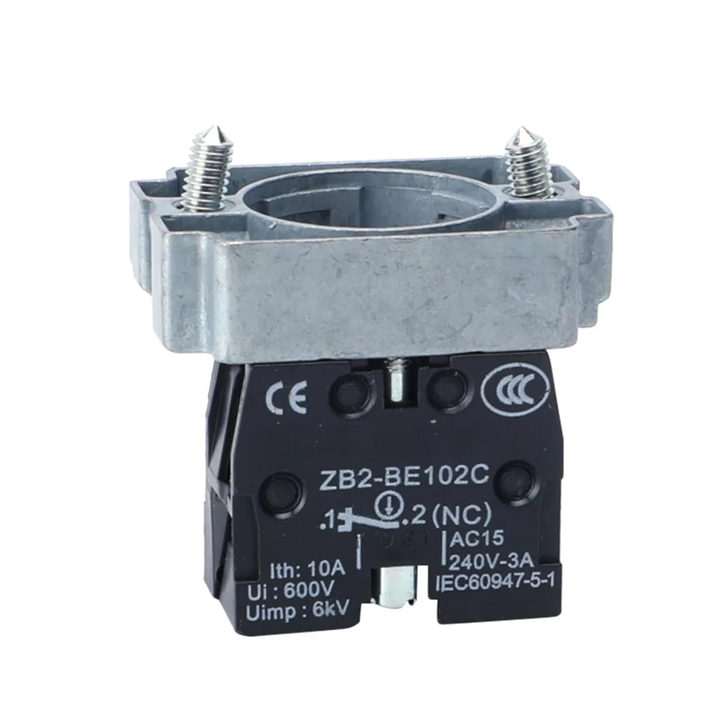 1PCS Electric ZB2BZ101C ZB2BZ102C ZB2BZ103C ZB2BZ105C ZB2BE101C ZB2BE102C ZB2BZ21C Button Base(ZB2BZ101C)