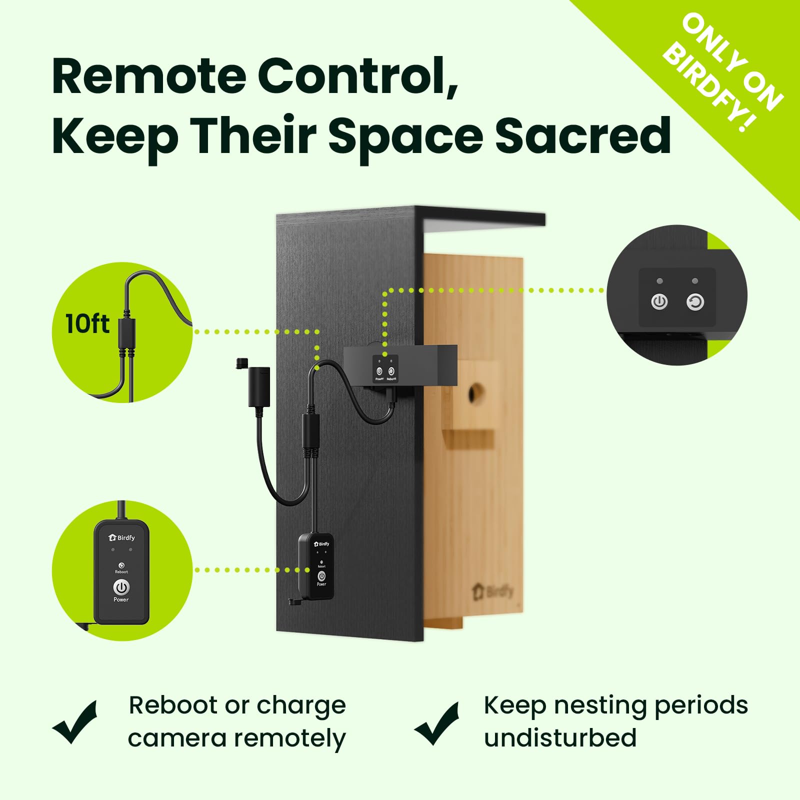 Birdfy Smart Bird House 2025 New Version Realtime AI Dual-Cam - Dettaglio