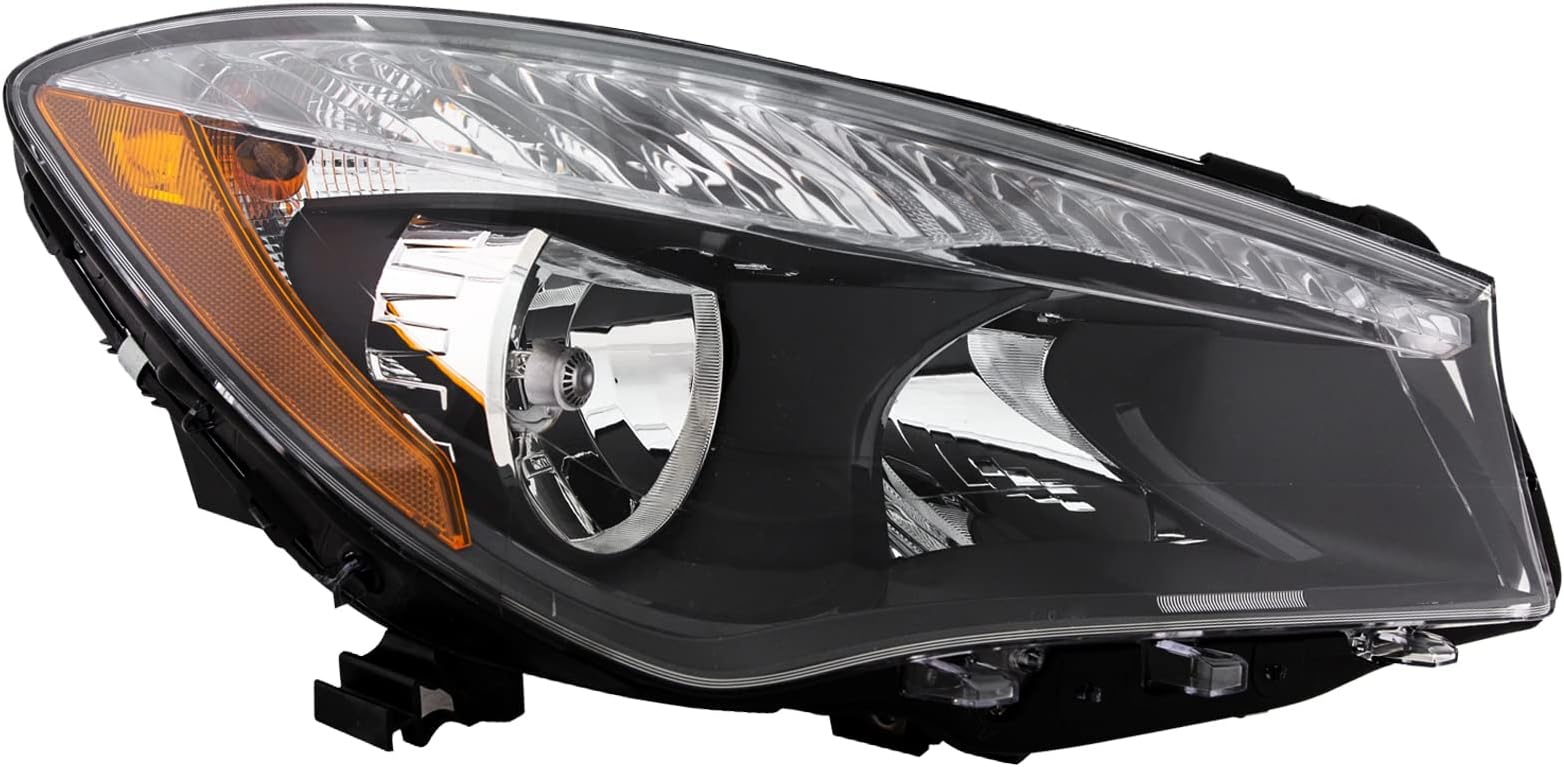 HEADLIGHTSDEPOT Headlight Compatible With Mercedes-Benz 2014-2019 CLA250 CLA45 AMG Halogen CAPA Right Passenger Side Headlamp Assembly