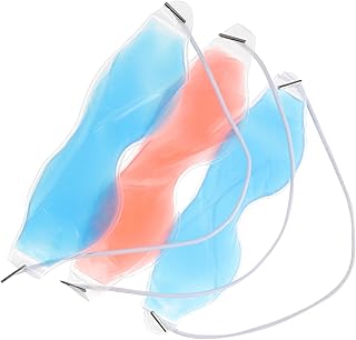 Gogogmee 3 Pçs De Dormir Máscara Infantil Máscara De Olho De Gelo Máscara De Olho Máscara De Olho Para Olhos Secos Máscara De Gel Máscara De Olho Óculos De Proteção Bolsa De Olho