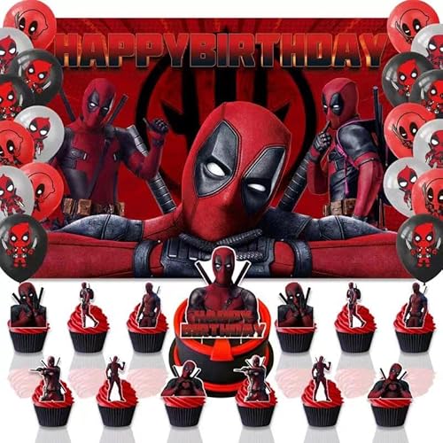 Dead Birthday Party Decorations Dead Cupcake Toppers Party Supplies #TOP1