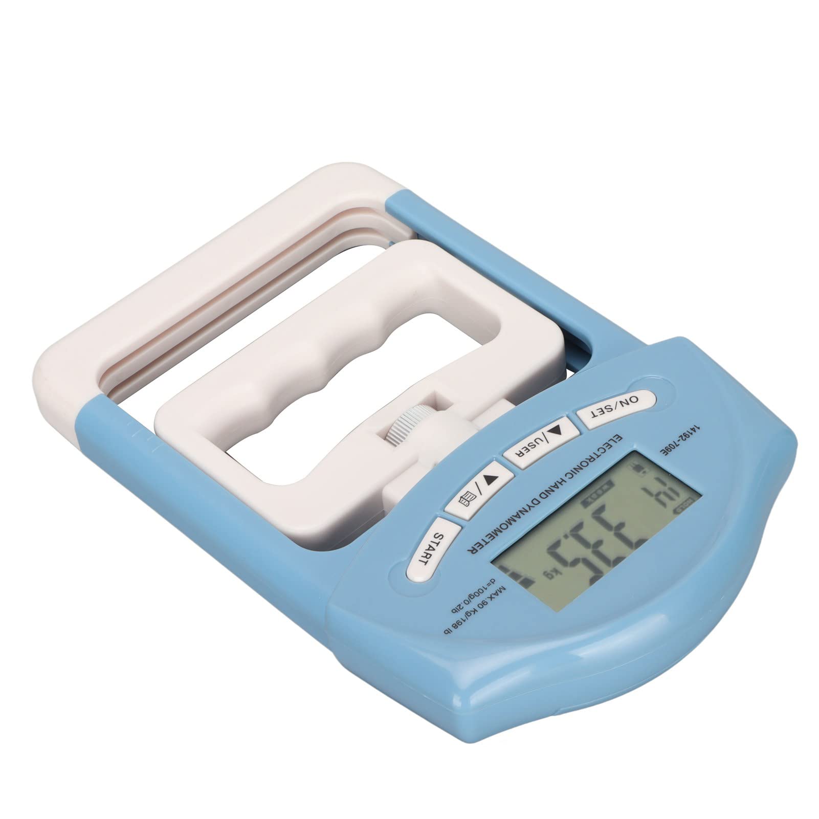 Testeur de Force de Préhension, Dynamomètre Numérique électronique Hand Grip Strength Trainer Hand Exerciser Meter pour le Sport, la Maison, L'école