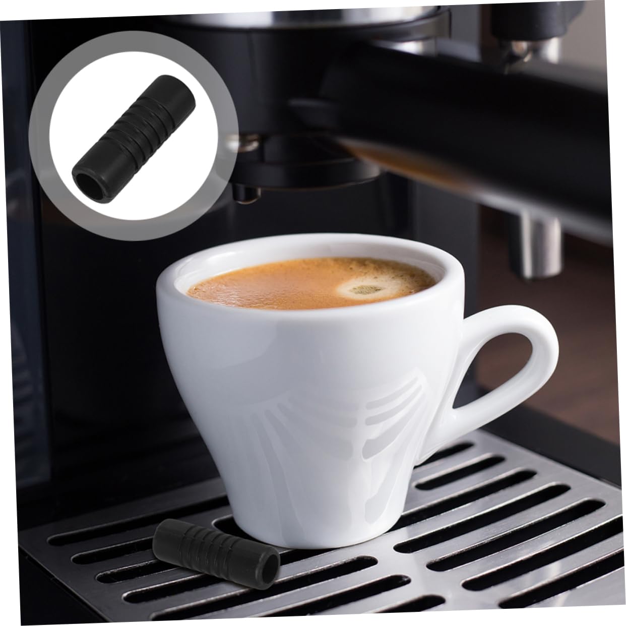 2piezas Funda Aislante Para Varita De Vapor De Cafetera Espresso Protector Térmico De Goma Compatible Con Diversas Máquinas De Café Fácil Instalación Y Uso Seguro