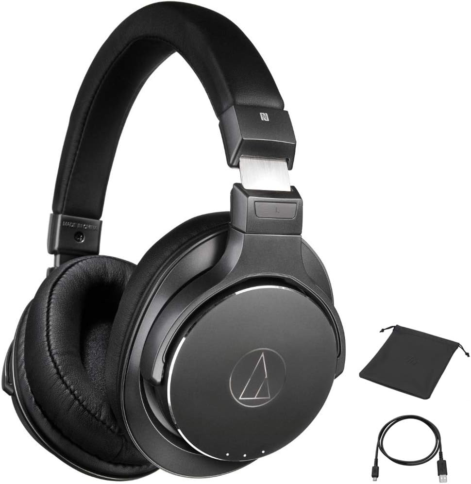 Audio-Technica ATH-DSR7BT Wireless Over-Ear Headphones with Pure Digital Drive - (Renewed)