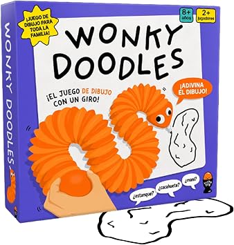 Wonky Doodles, Juego de Dibujo con Boligrafo Flexible para Familia