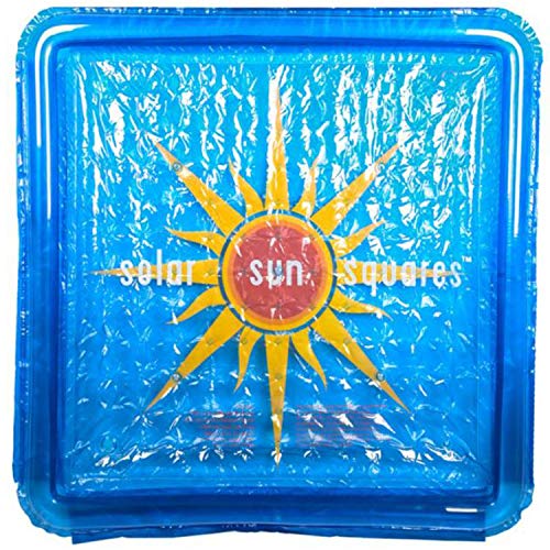 Solar Sun Rings SSSA-SB-02 UV Resistant Above Ground Inground Swimming Pool Hot Tub Spa Heating Accessory Square Heater Solar Cover, Sunburst
