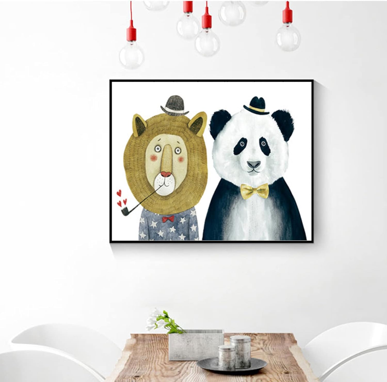 Electric Meter Box Cover Framework Flip Decorative Cover Box Counter Distribution Box Hide Paintings Decoration Protective Cover (C, 55x45cm)