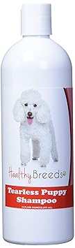 Healthy Breeds Puppy Shampoo and Conditioner Tear Free for Poodle - Over 25 Breeds - Flea and Tick Product Safe - Help Dry Skin - 16 oz