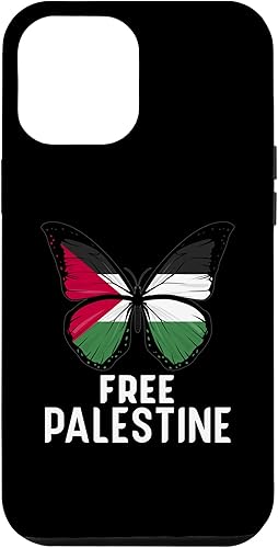 Funda de mariposa palestina para iPhone 13 Pro Max Free Palestine Flag Save Gaza Strip