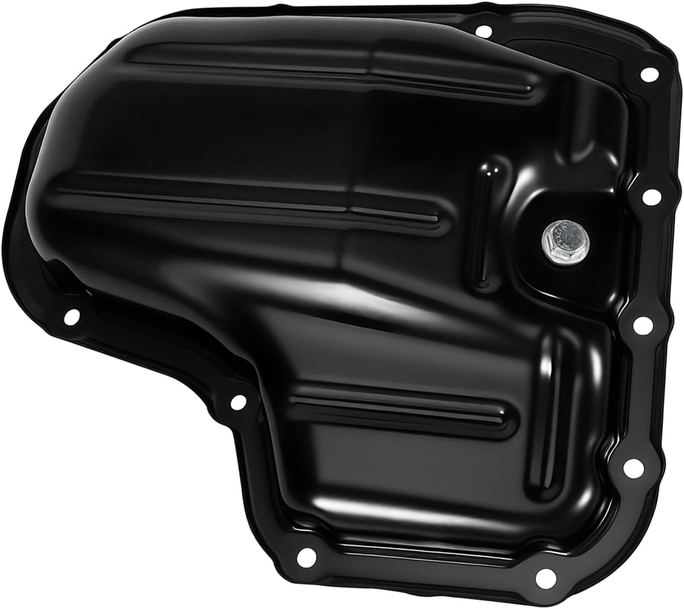 12102F2010 Engine Oil Pan Sump with Drain Plug Lower Side Compatible with Lexus UX200 UX250h 2019-2021,Toyota Corolla 2019-2021,L4 2.0L,Replacement TOP44A,1210224010