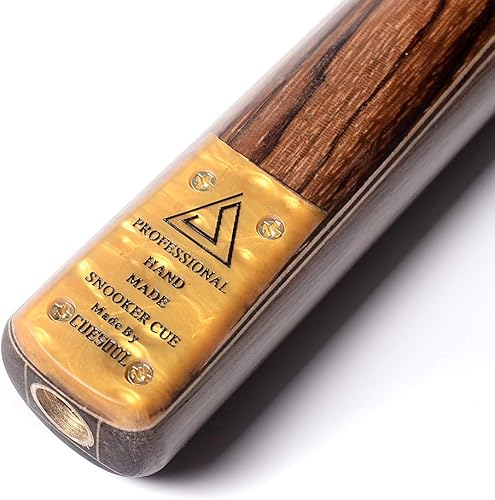 Miniatura 6 de CUESOUL 34 Jointed Snooker Cue 57 inch Handcraft with ExtensionJoint Protector Packed in Leatherette Cue Bag