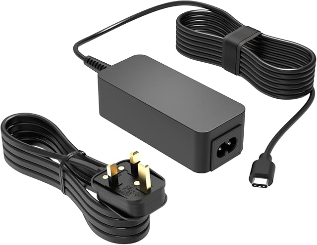45W Type-C Charger Fit for Lenovo Chromebook USB C Laptop - (CE Safety Certified Products)