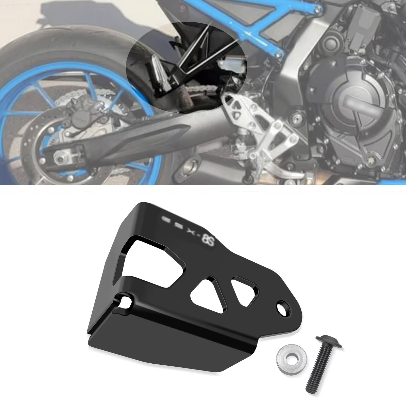 FOR GSX-8S GSX 8S GSX8S 2023 Accessori Moto CNC In Alluminio Pompa Freno Posteriore Protezione Olio Può Copertura Protettiva