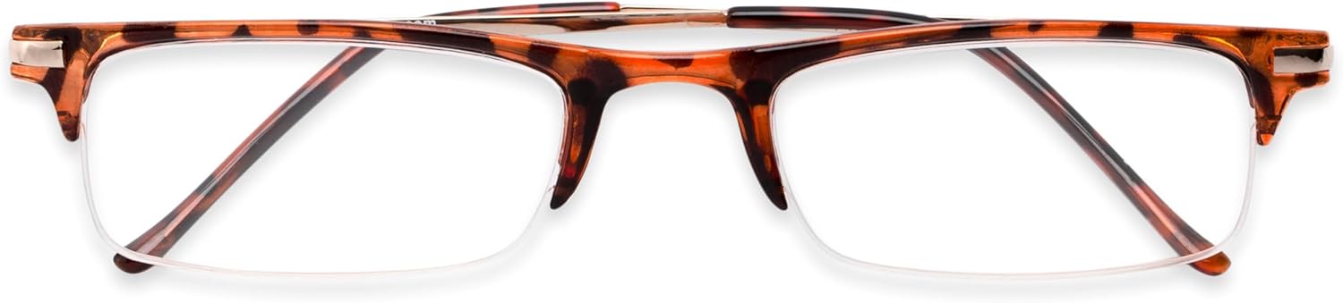 Readers.com Reading Glasses: The Bishop rectangle Style for Men and Women
