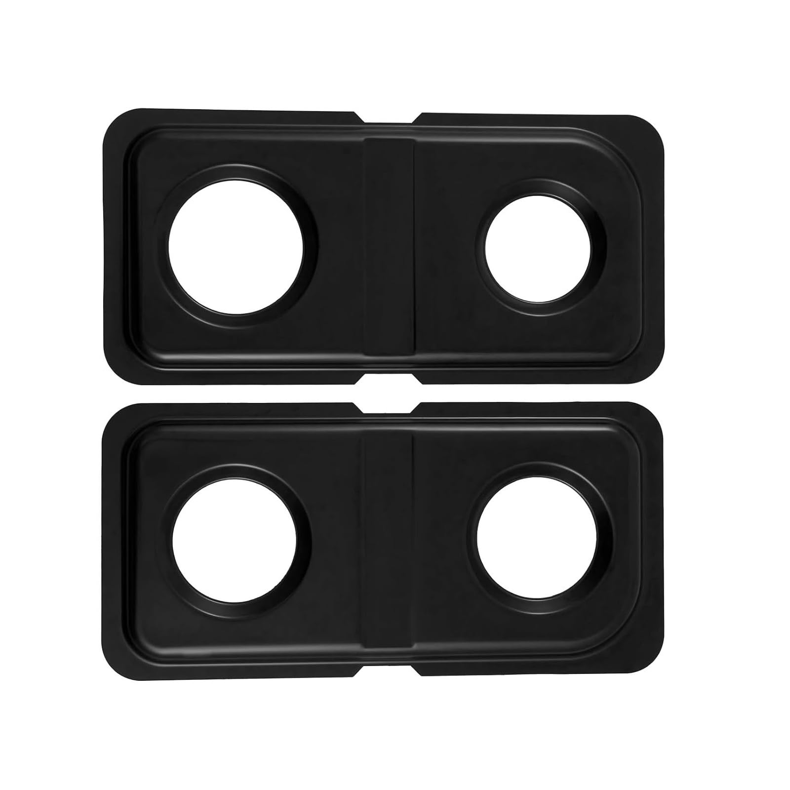 Kalttoy Multicolor Resistant Burners Drip Pans Pair For Oven Maintenance Smooth Surfaces Cleaning Droping Trays Quick Easy Setup Replacement Drip Pan