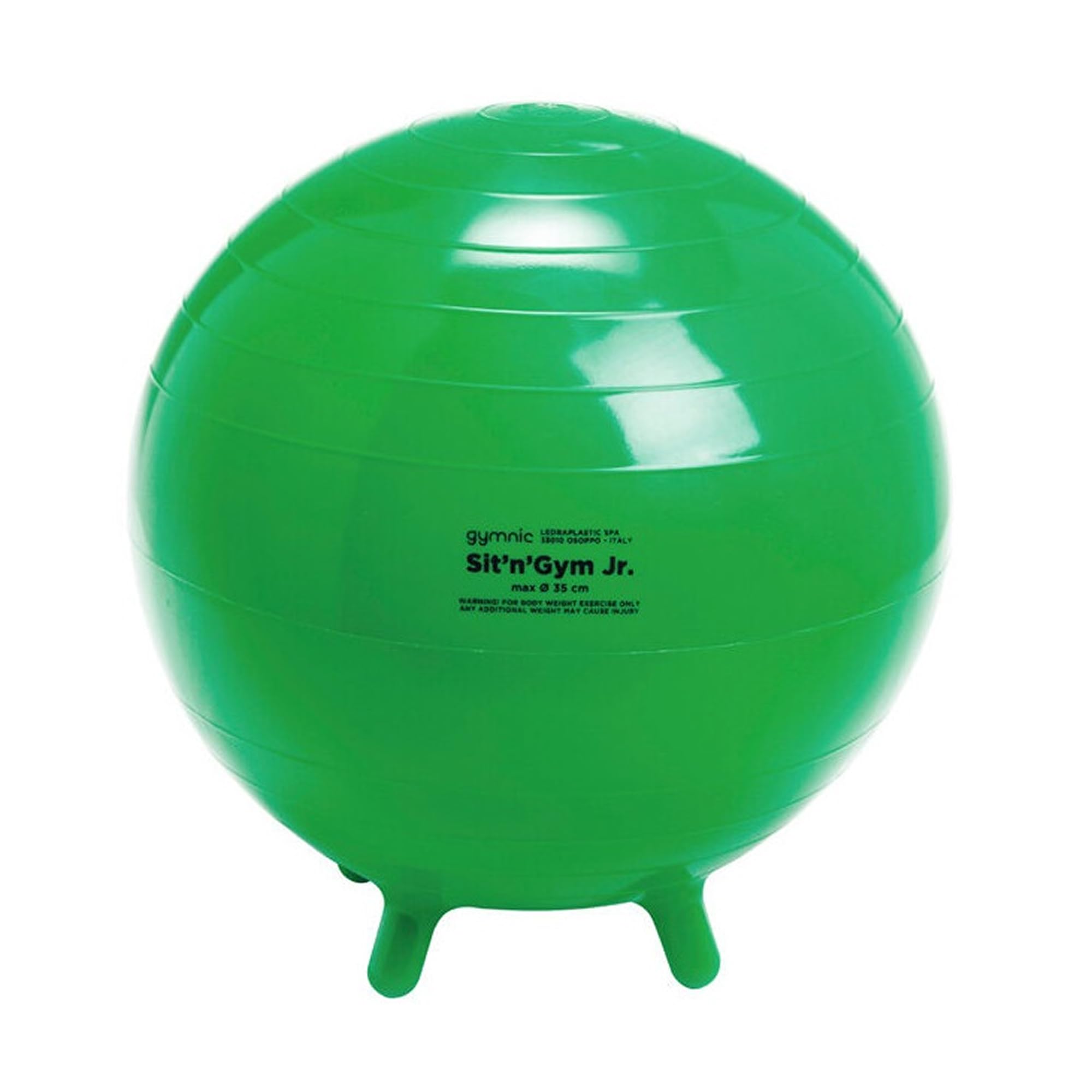 GYMNIC Sit’n’Gym Jr. Palla da seduta gonfiabile con piedini per bambini, ideale per postura corretta, concentrazione e benessere a scuola e a casa