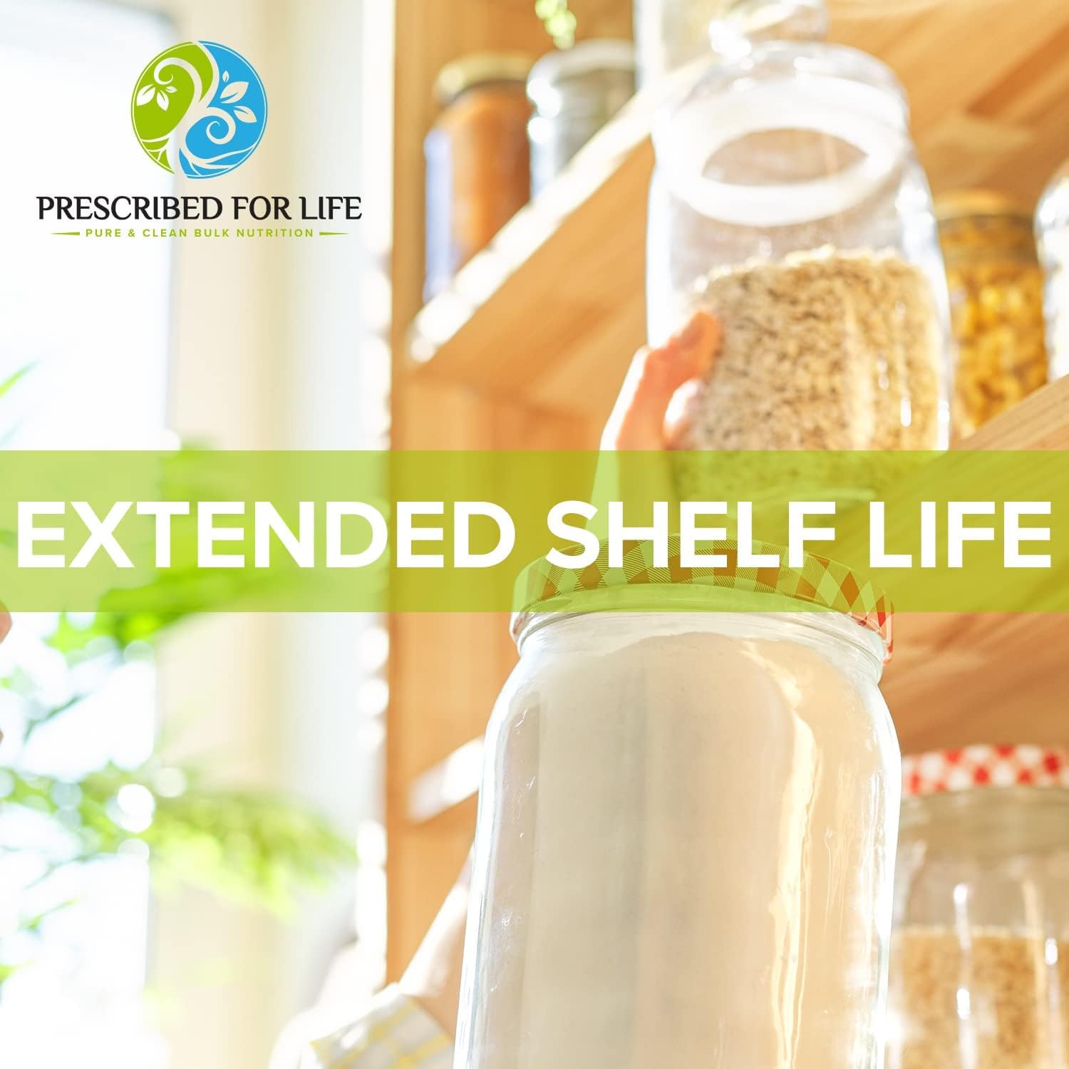 Prescribed For Life Organic Dry Milk Powder, USDA Grade A Whole Milk rBST & rBGH Free, Non GMO, Kosher, Shelf Stable Whole Milk Powder (10kg / 22lb)