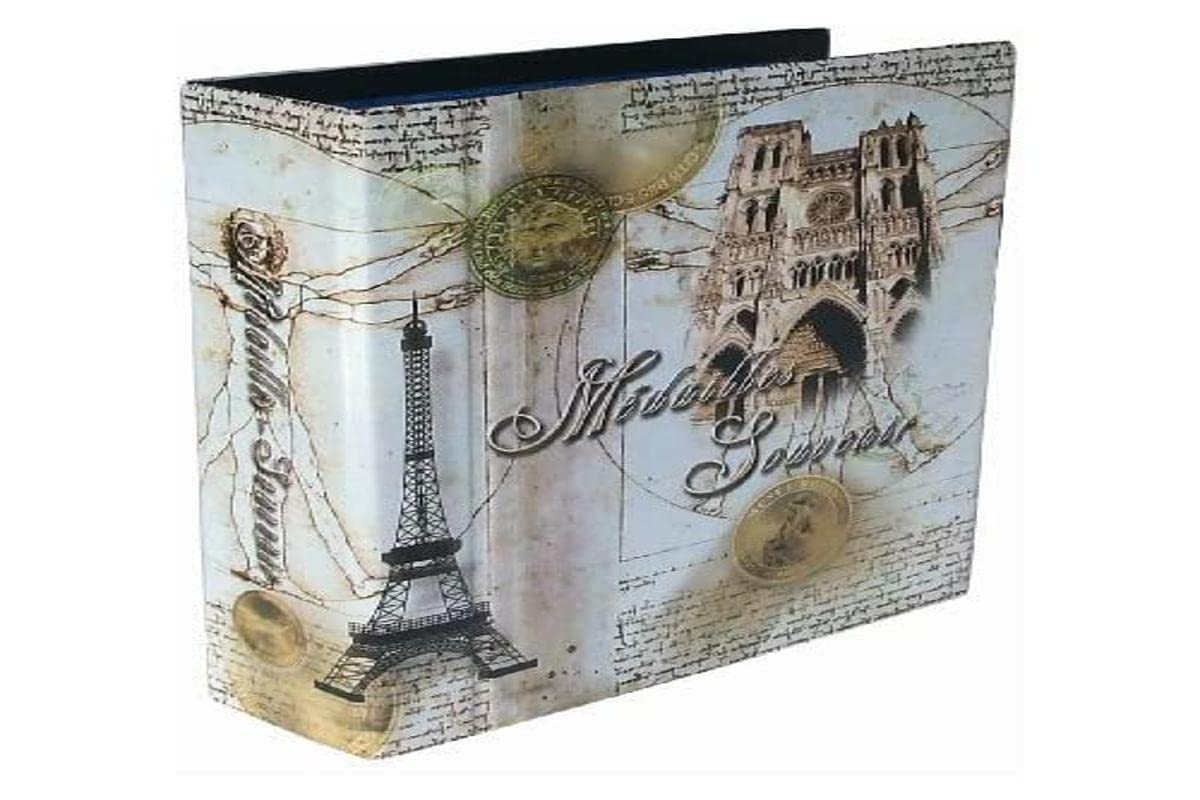 SAFE-ID - Artykuły kolekcjonerskie - Album na 120 medali-pamiątkowe monety Paryża 7802SP