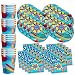 Pool Party Summer Splash Birthday Party Supplies Set Plates Napkins Cups Tableware Kit for 16 by Birthday Galore