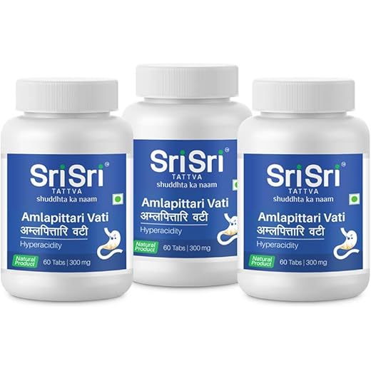 Sri Sri Amlapittari Relief Tabs 300mg 60Tabs