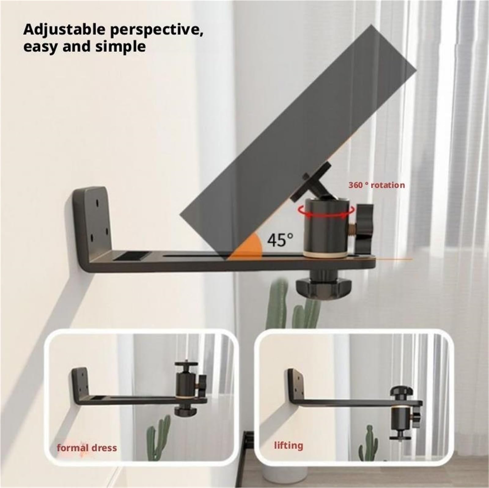 Videoproiettore Supporto da Parete for Proiettore Multifunzionale for Universale Supporto