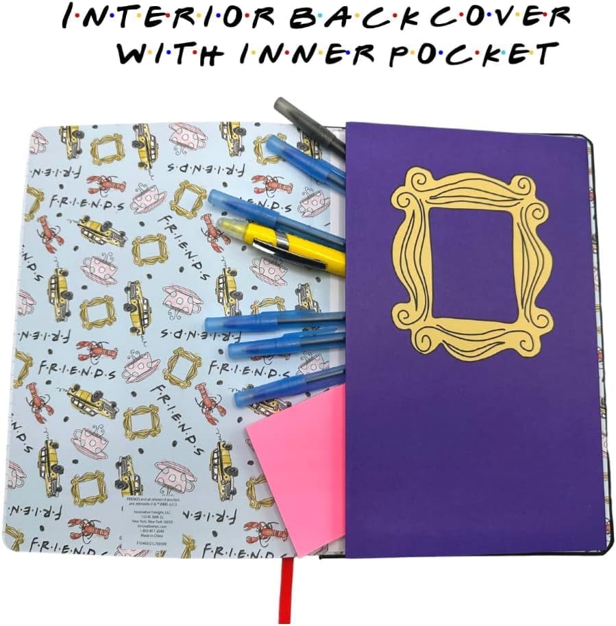 Friends Daily Planner Set - Bundle of a 96 Page Friends T.V. Show Planner for Daily Management, & More | Stationery Office Supplies for Adults image 5 of 6 B0F4L524BW