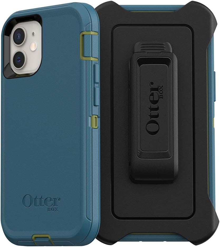 OtterBox DEFENDER SERIES SCREENLESS Case Case for iPhone 12 mini - TEAL ME ABOUT IT (GUACAMOLE/CORSAIR)