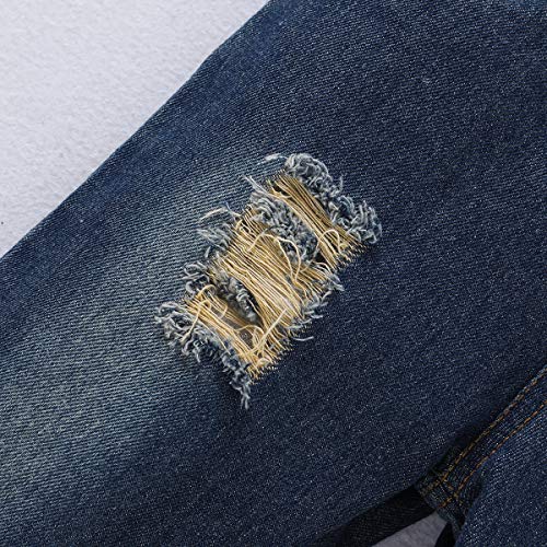 Toddler Baby Boy Clothes, Long Sleeve Letter Hoodies Top+Ripped Denim Pants 2pcs Fall Winter Outfit Sets Grey
