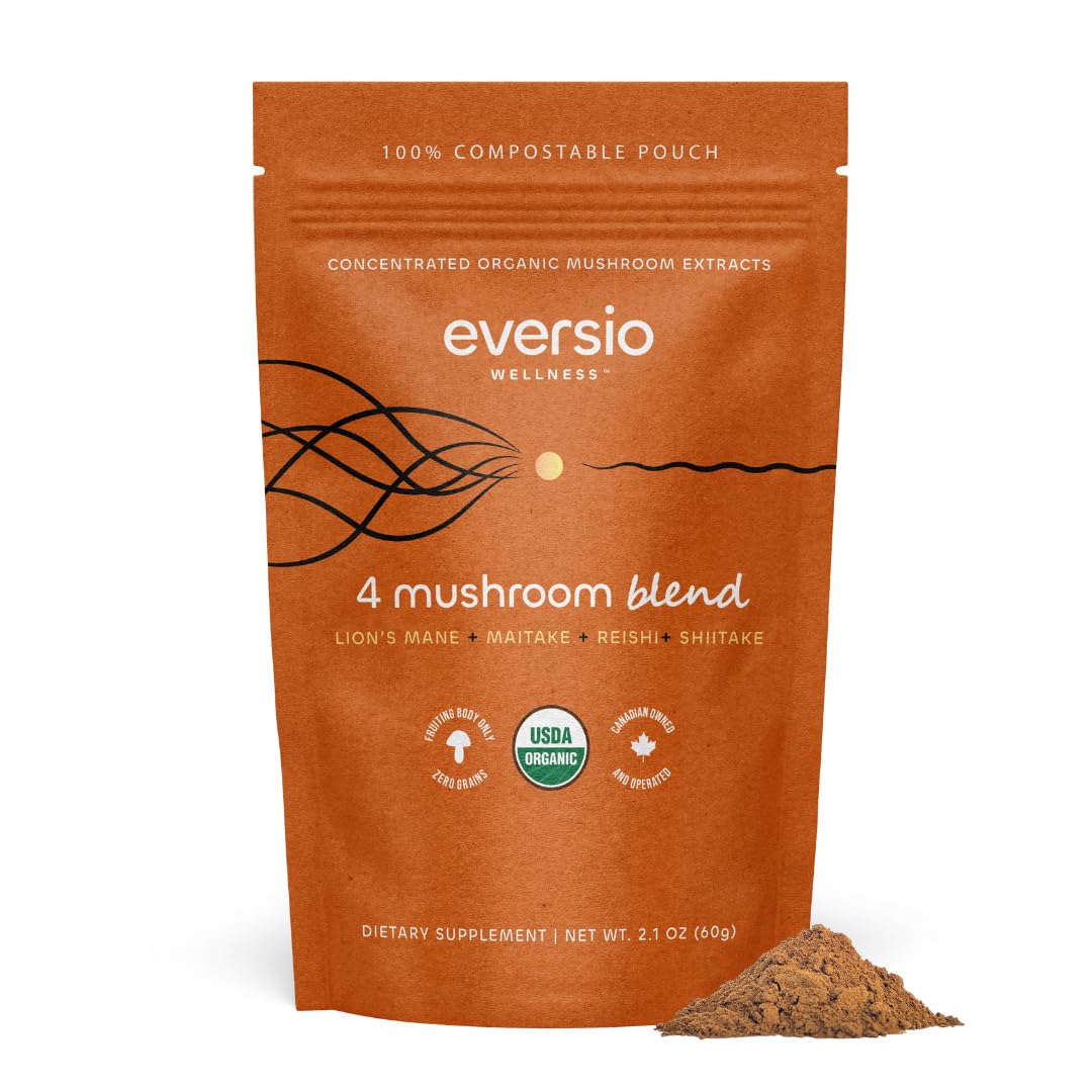 Organic Balance Blend 4 Mushroom Extracts Pouch, 60 GR