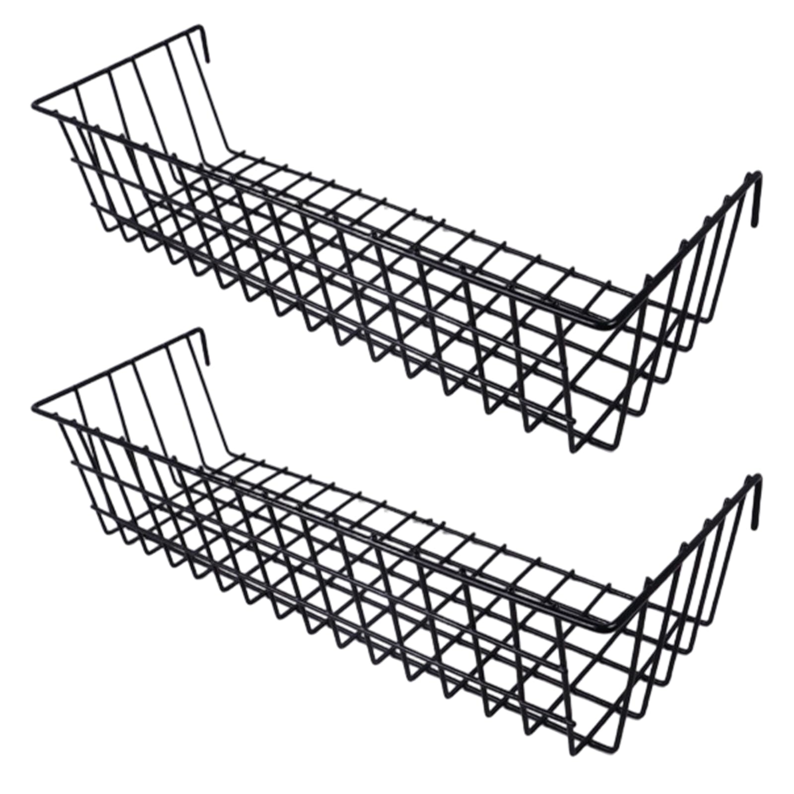 YWLUUOO Space Saving Iron Basket Rack Multipurpose for Bathroom Kitchen Ventilated Dry Items Iron Meshes Organizers