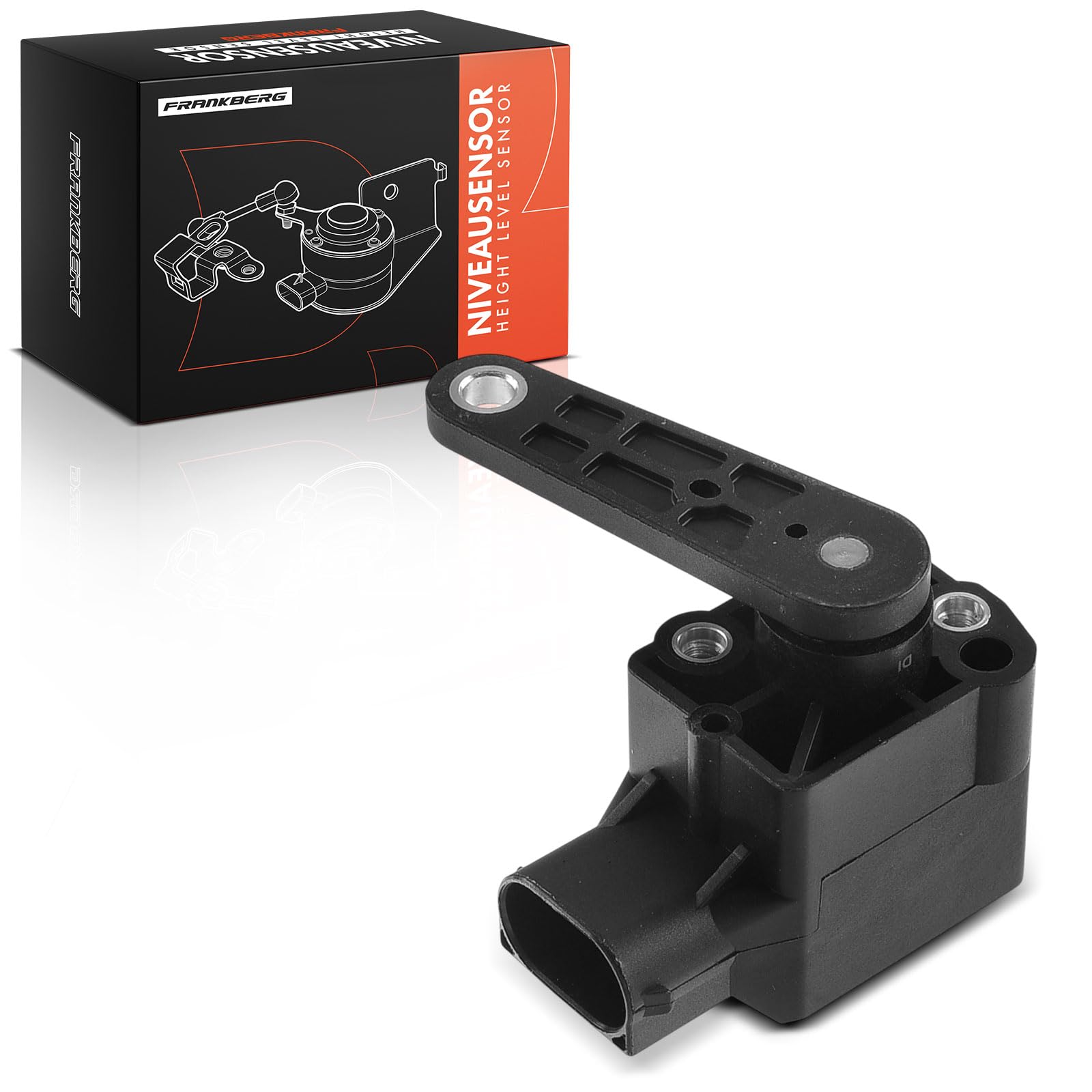 Frankberg Sensor de nivel Sensor de altura Compatible con X5 E53 3.0d 3.0i 4.4i 4.8is 4.6is 2000-2006 Replace# 37146755045,37146754921