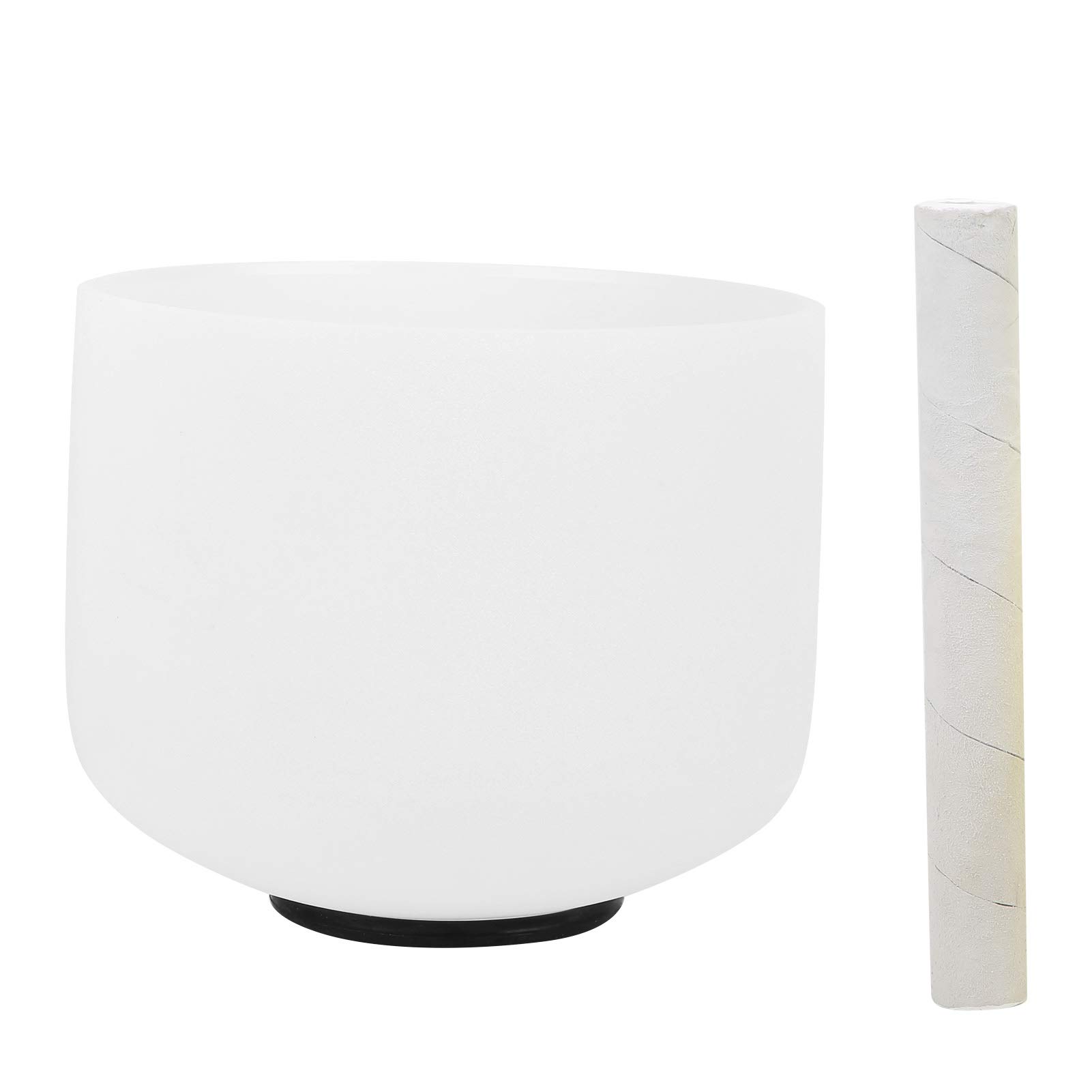 シンギングボウル クリスタルボウル 楽器ボウル Bノート楽器ボウル 歌うボウル 水晶ボウル 音楽療法 瞑想 癒し 浄化 疲労を軽減 飾る 水晶 (白い)