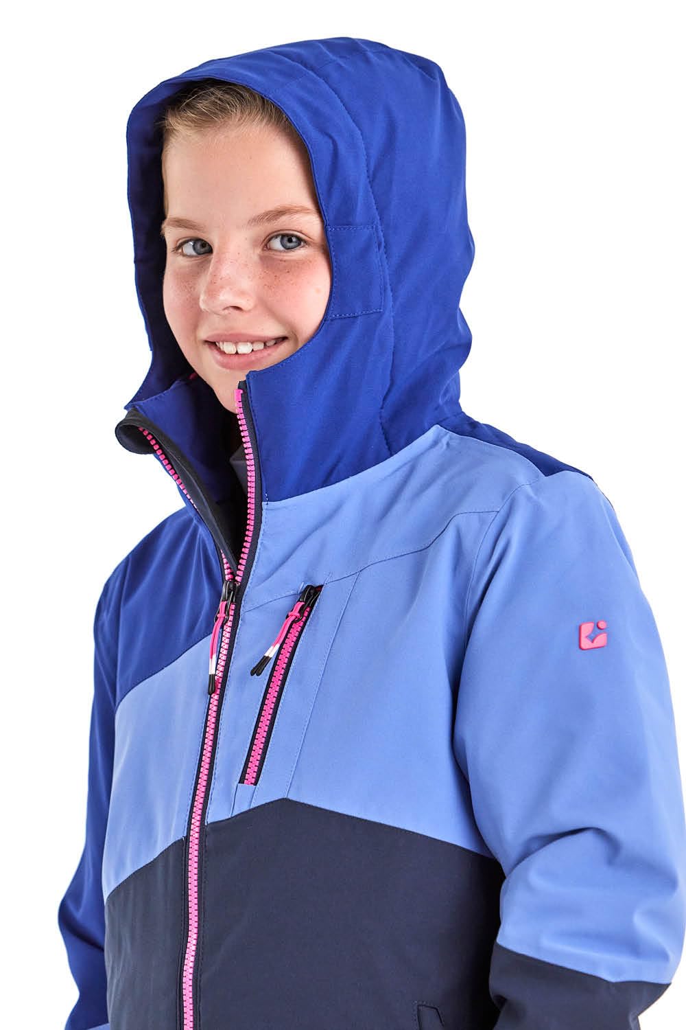 Killtec Mädchen Ksw 166 Grls Ski Jckt Skijacke/Funktionsjacke mit abzippbarer Kapuze und Schneefang