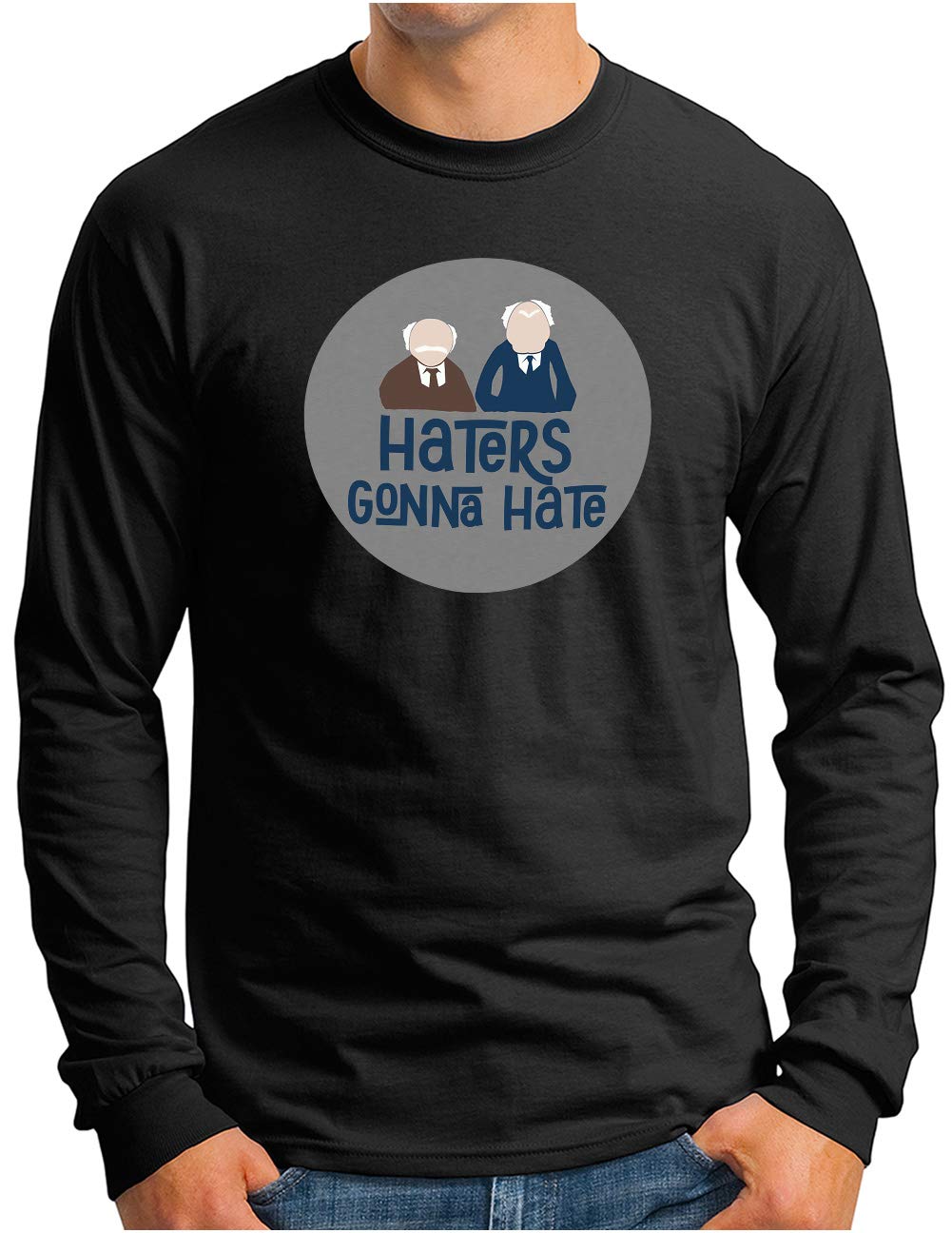 T-shirt manches longues OM3 Haters Gonna Hate pour homme du S au 4XL