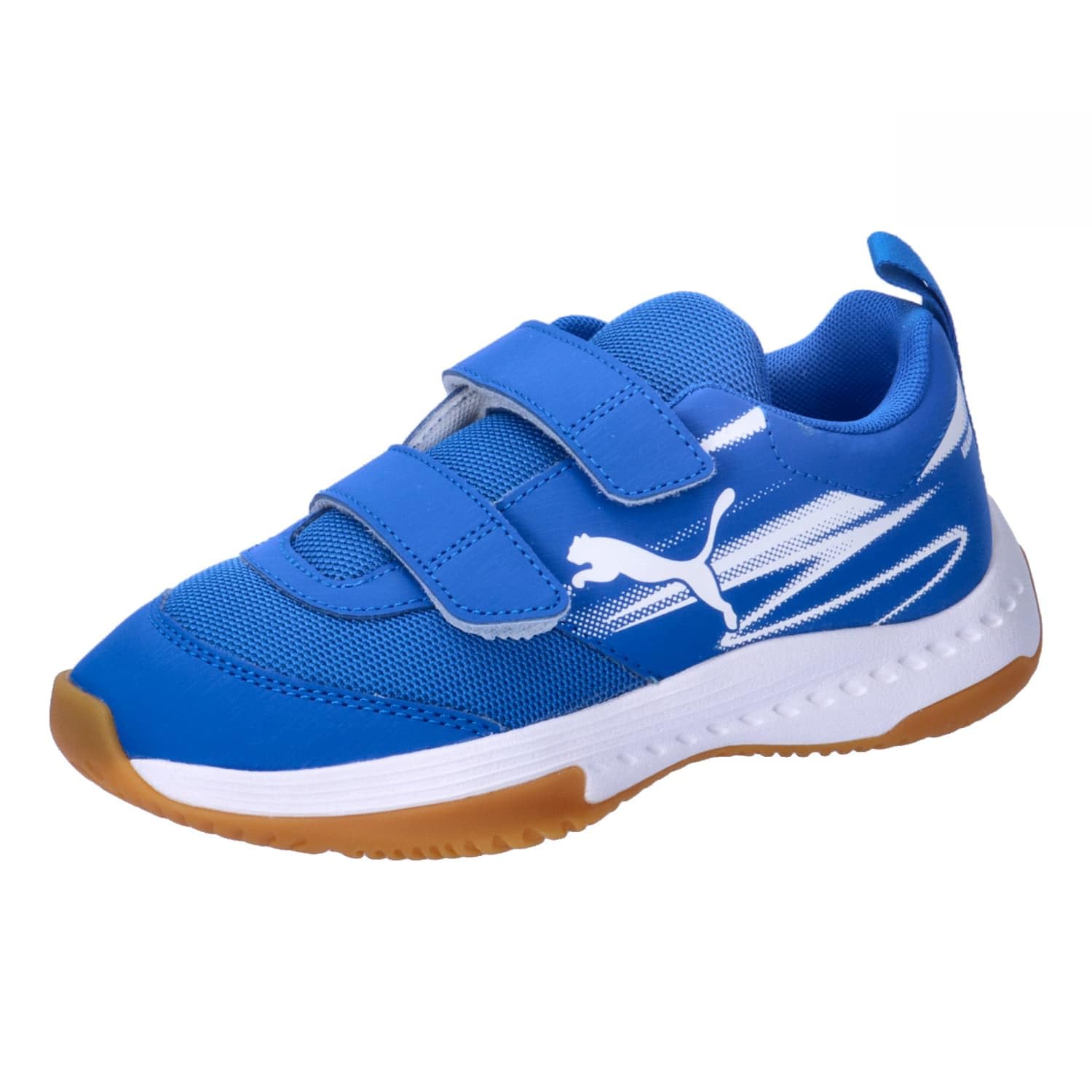 PUMA Unisex Youth VARION II V JR Indoor Court Shoe, PUMA Team Royal-PUMA White-Gum, 11.5 UK Child