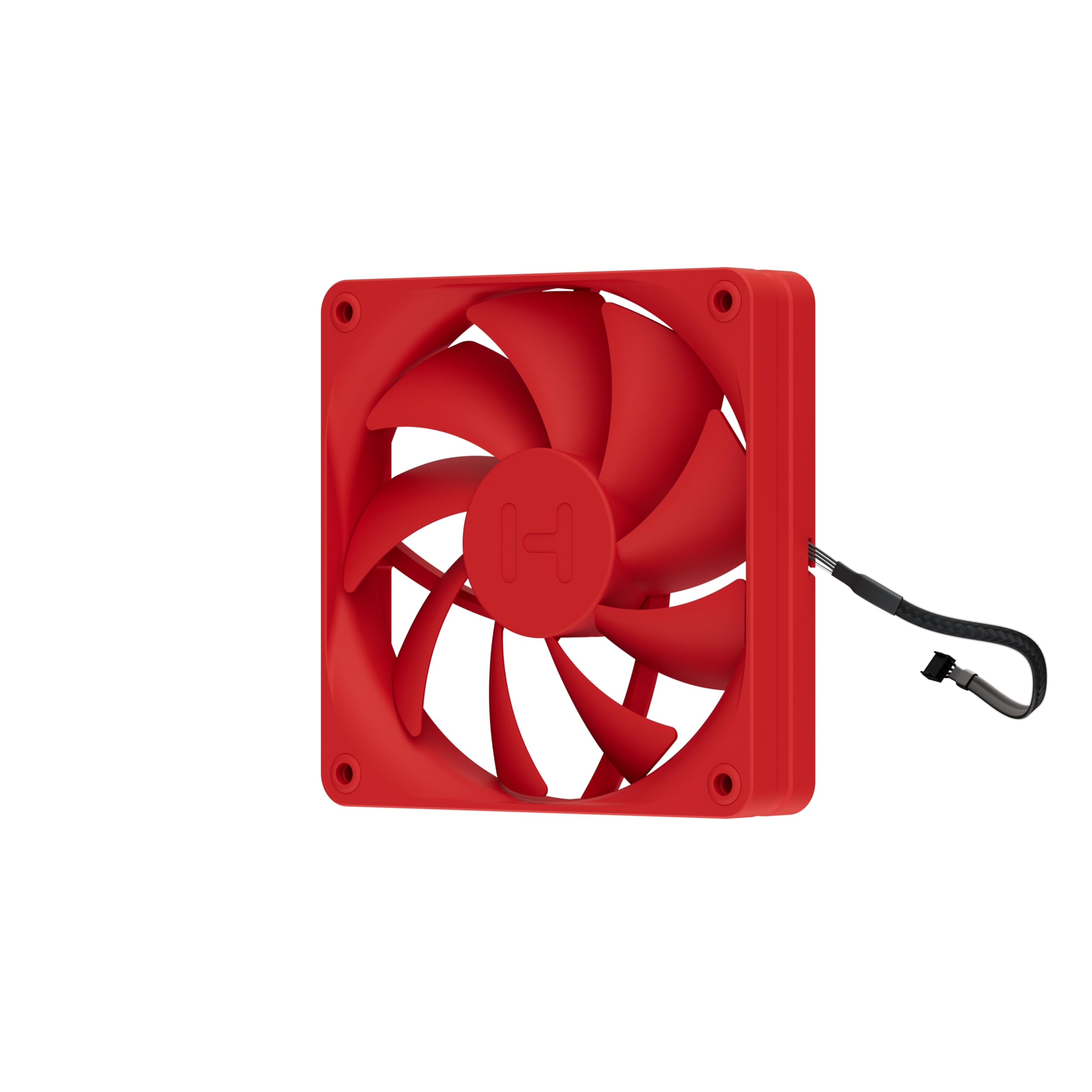 Hyte Flow FA12 - Ventole per case PC da 120 mm, ad alte prestazioni, a basso rumore, 1500 giri/min, PWM a 4 pin, cuscinetto dinamico fluido, confezione da 4, colore: rosso ciliegia selvatica