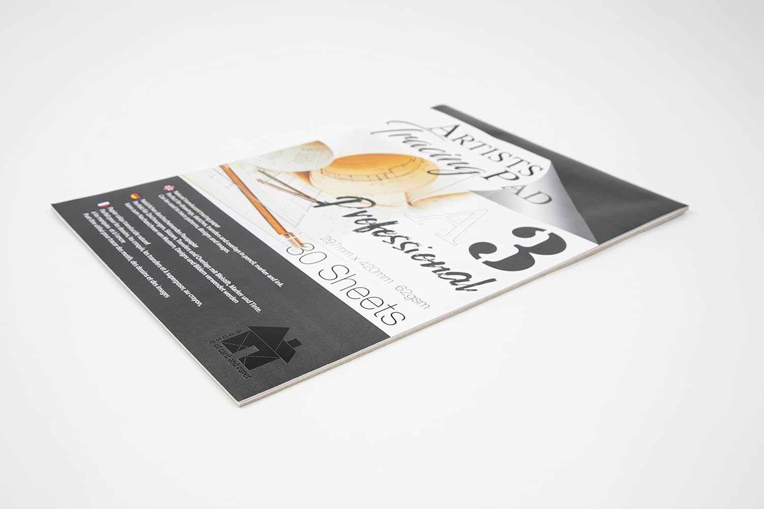 A3 Professional Tracing Paper Pad 62gsm 30 Sheets