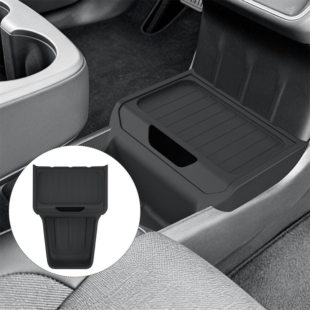 Scatola portaoggetti per auto per il 2025 per TESLA Modello Y Juniper TPE Console Centrale Organizer Accessori interni personalizzati Scomparti dedicati Installazione senza attrezzi