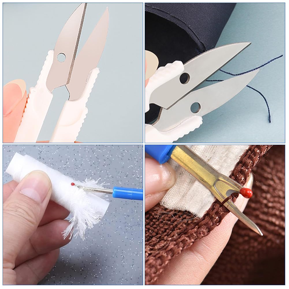 ZexJpr 7-teiliges Nähset Mit Nahttrenner - Professionelles Nähzubehör | Für Näharbeiten & DIY Projekte