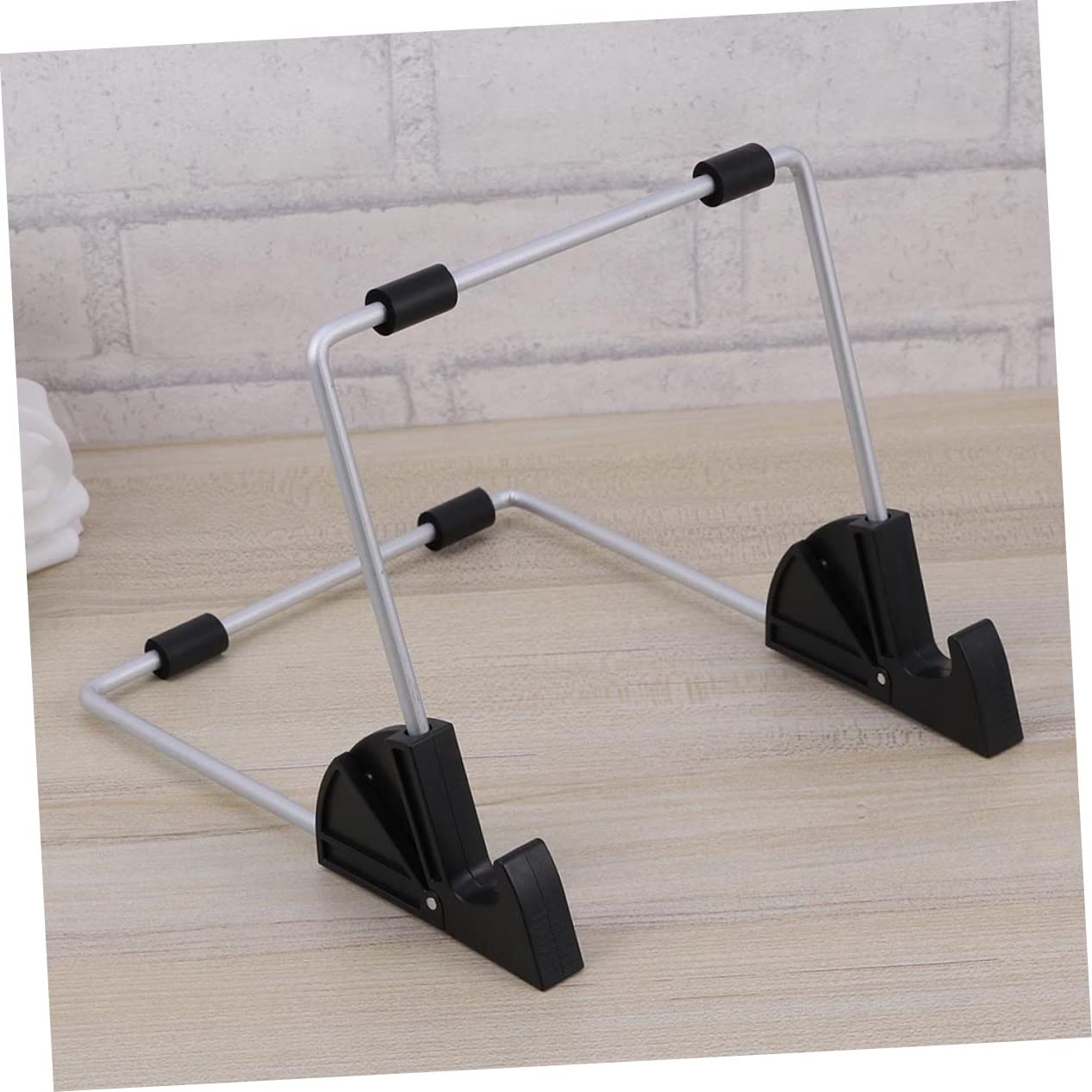 Garneck 1pc Metal Iron Lazy Tablet Display Stand Desktop Holder for Hands Use Compatible Tablet Pc Random Color for Watching Videos Reading and Gaming