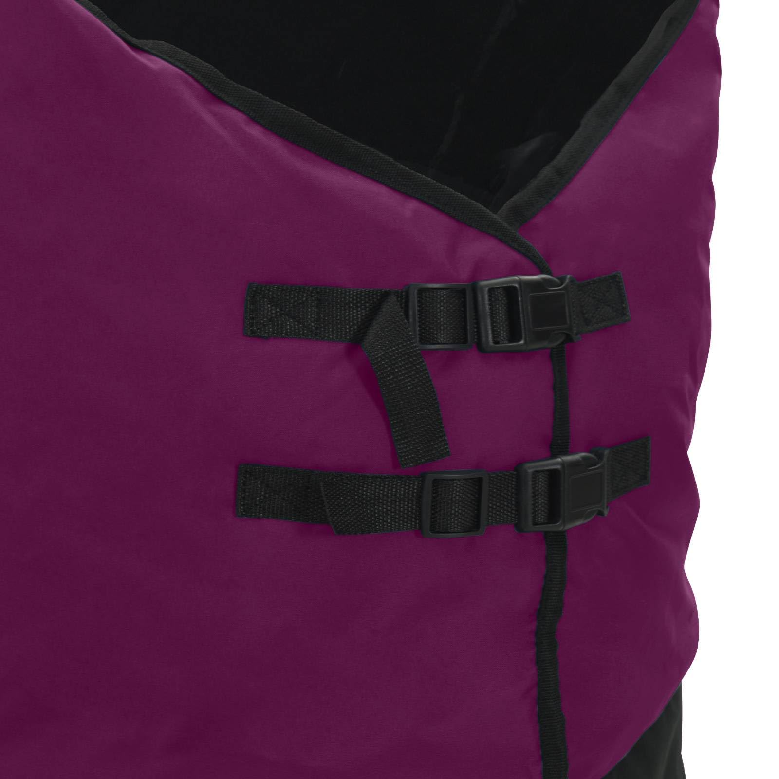 Manta para caballo verde oscuro y negro, 95 cm, de poliéster impermeable con hebillas ajustables, transpirable, resistente al viento, ideal para establo, pasto, paddock y protección al aire