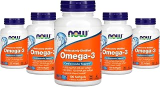 QCYDOBRASIL Ômega-3 Molecularmente Destilados 100Softgels 5 unidades Produto Importado