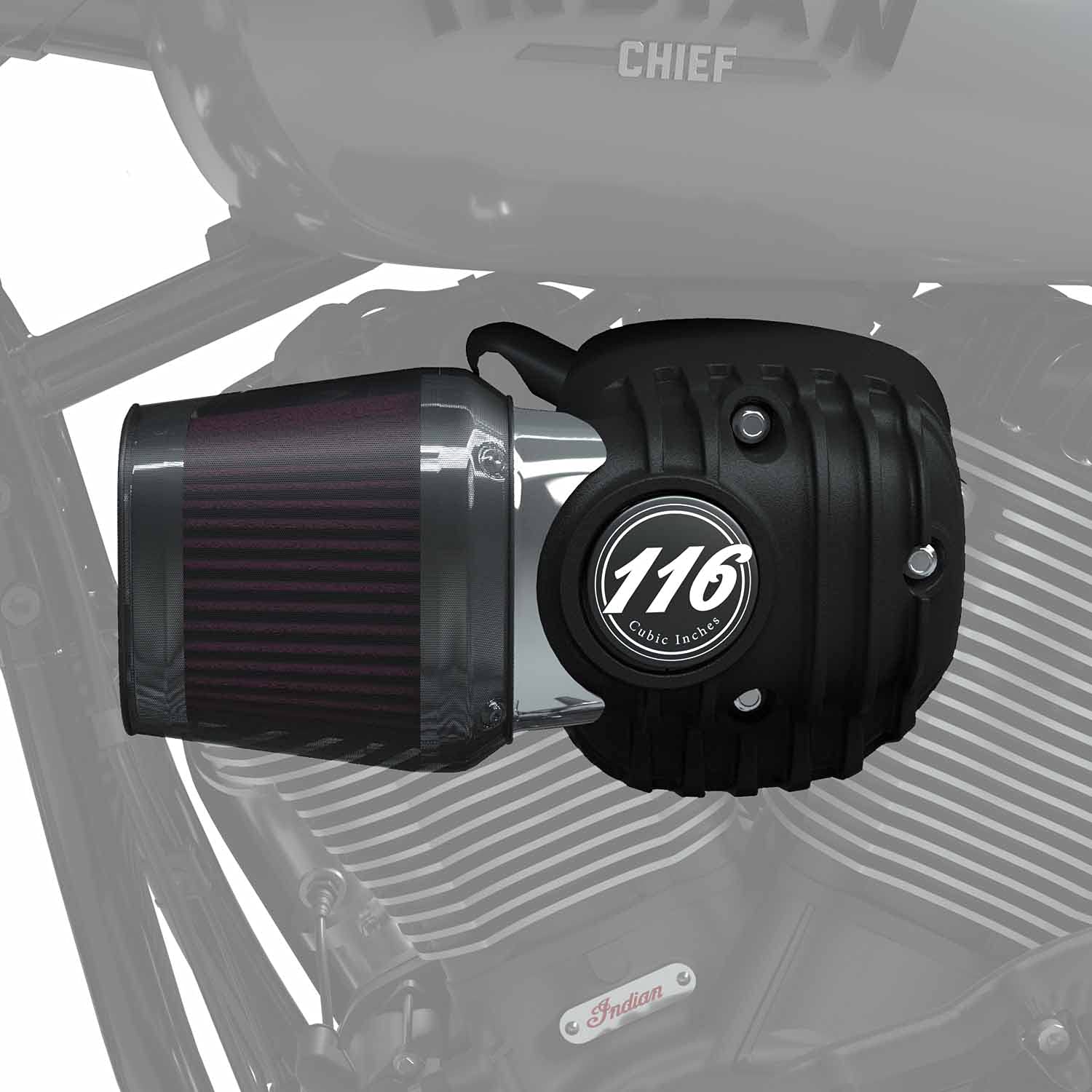 Indian Chief ヴィンテージ エアクリーナー カバー バイク1947