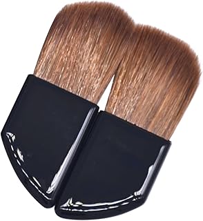 2pcs Mini Portable Blush Makeup Brushes Angle...